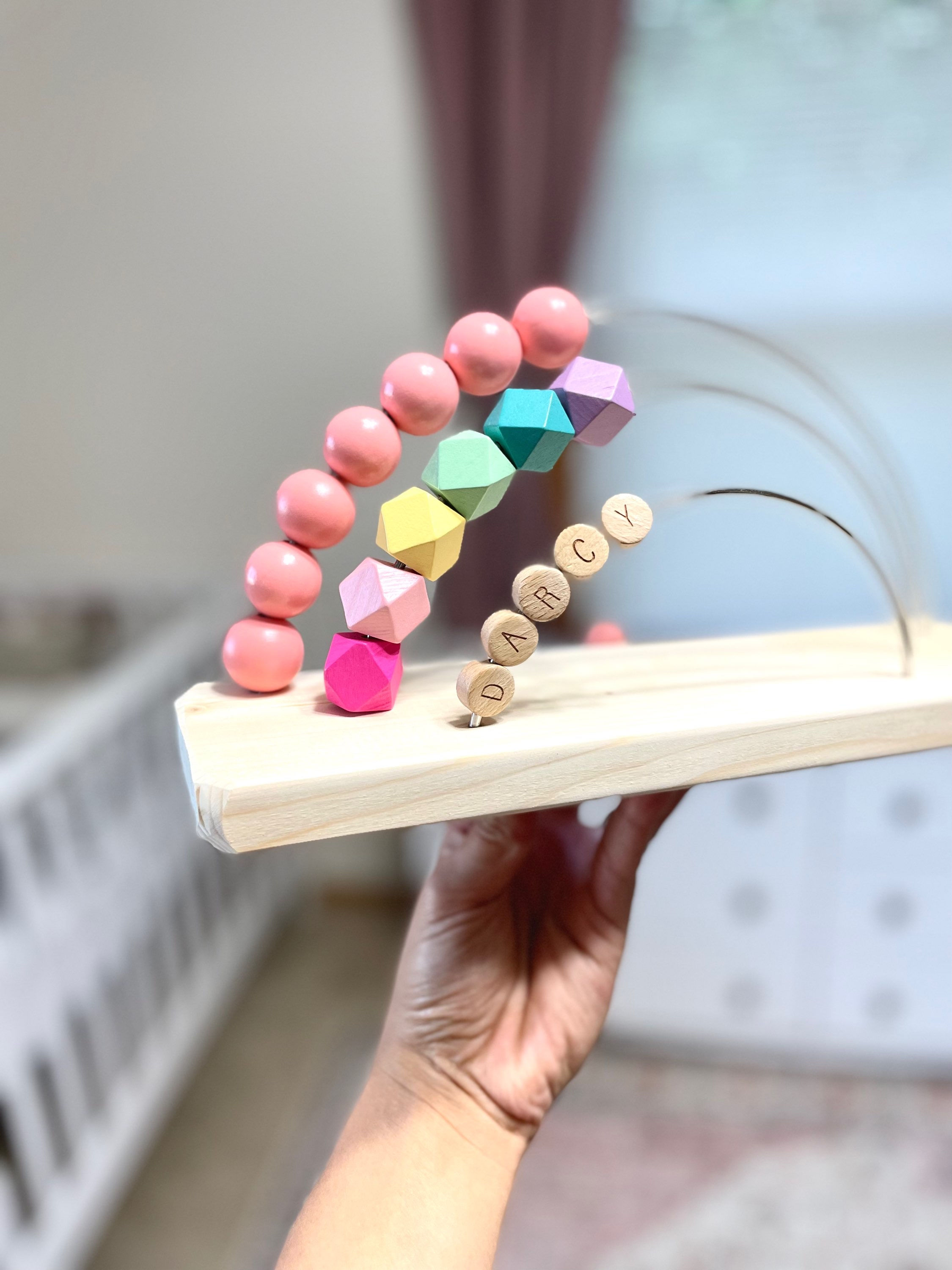 Pink Pastel Rainbow Abacus