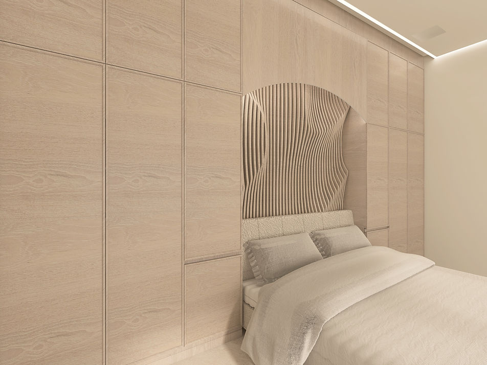 עיצוב חדר שינה קלאסי בתל מונד