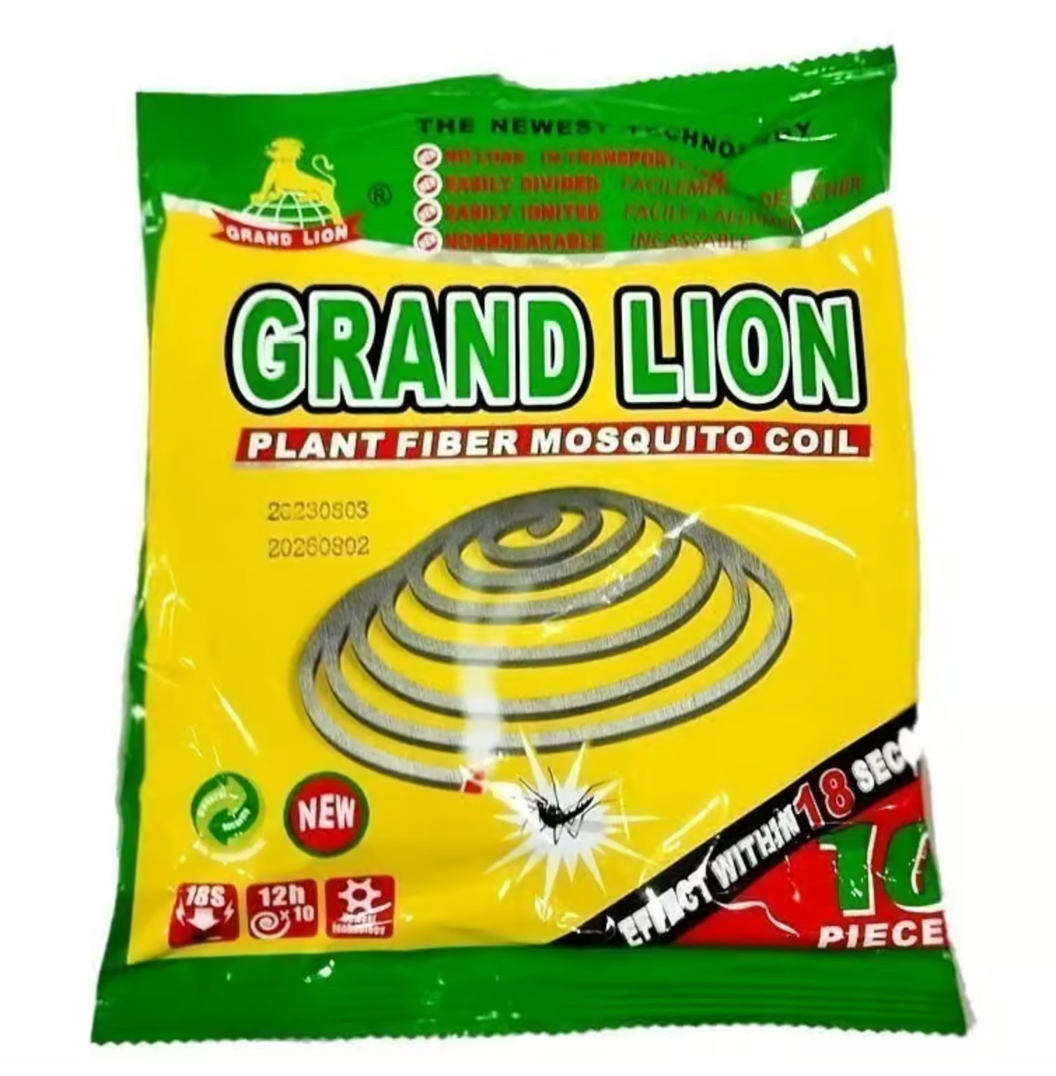 Grand lion Mosquito Coil - 10's