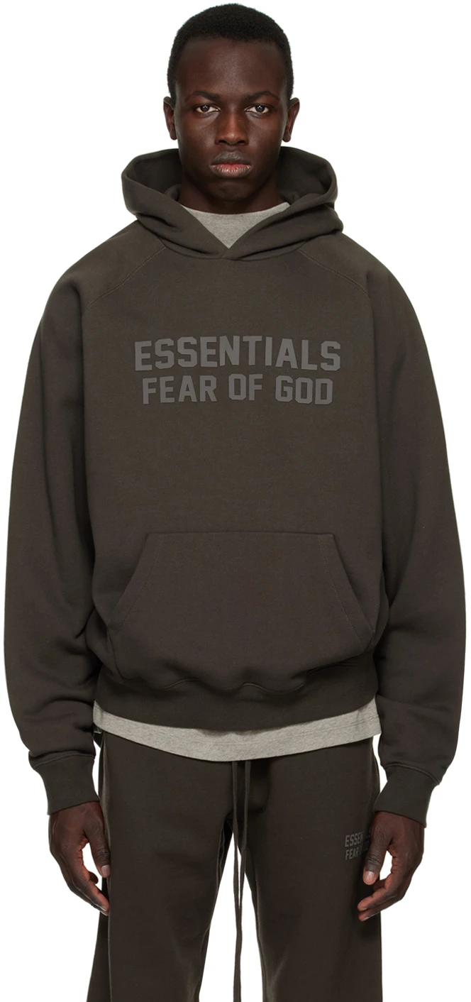 Essentials Grey Raglan Hoodie