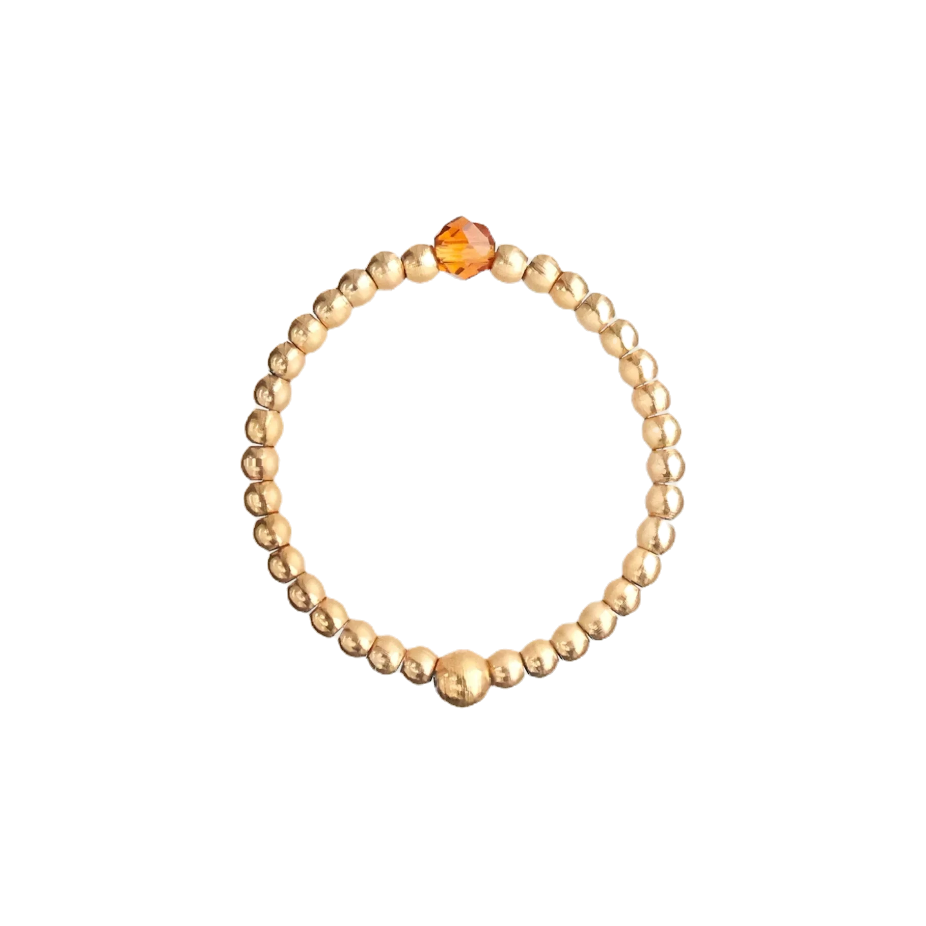 Mable Ring - Brown Facet