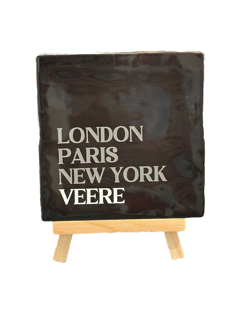 Tegeltje – Wereldsteden en Veere | Zwart en Wit | 10x10cm