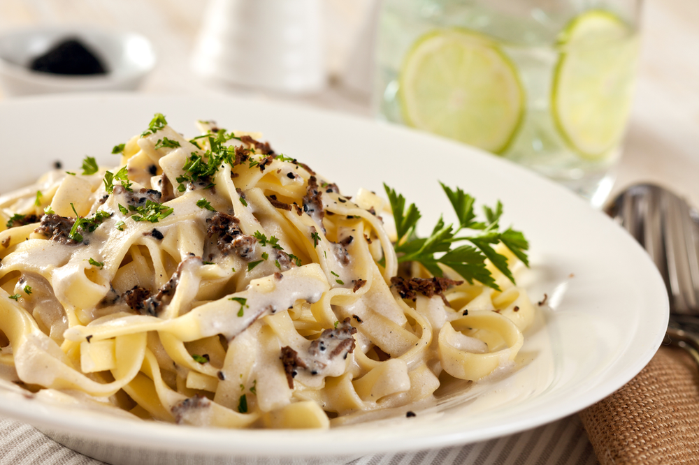 Creamy Pasta with Truffles