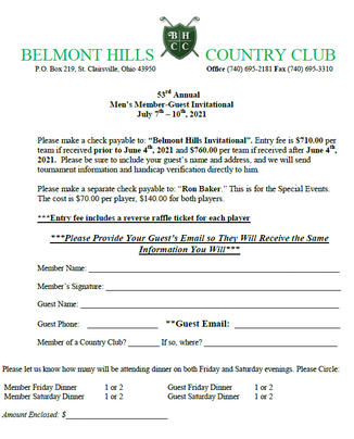 MG Entry Form