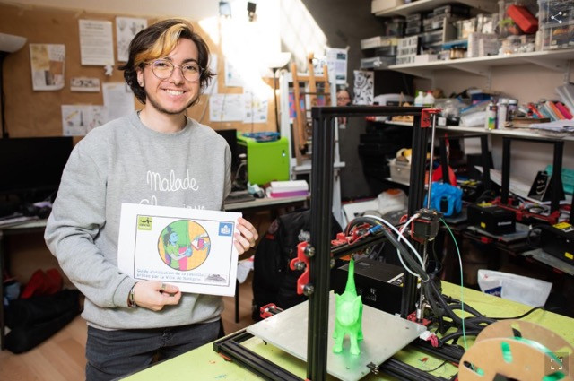 Maxence, apprenti chez Créative Handicap