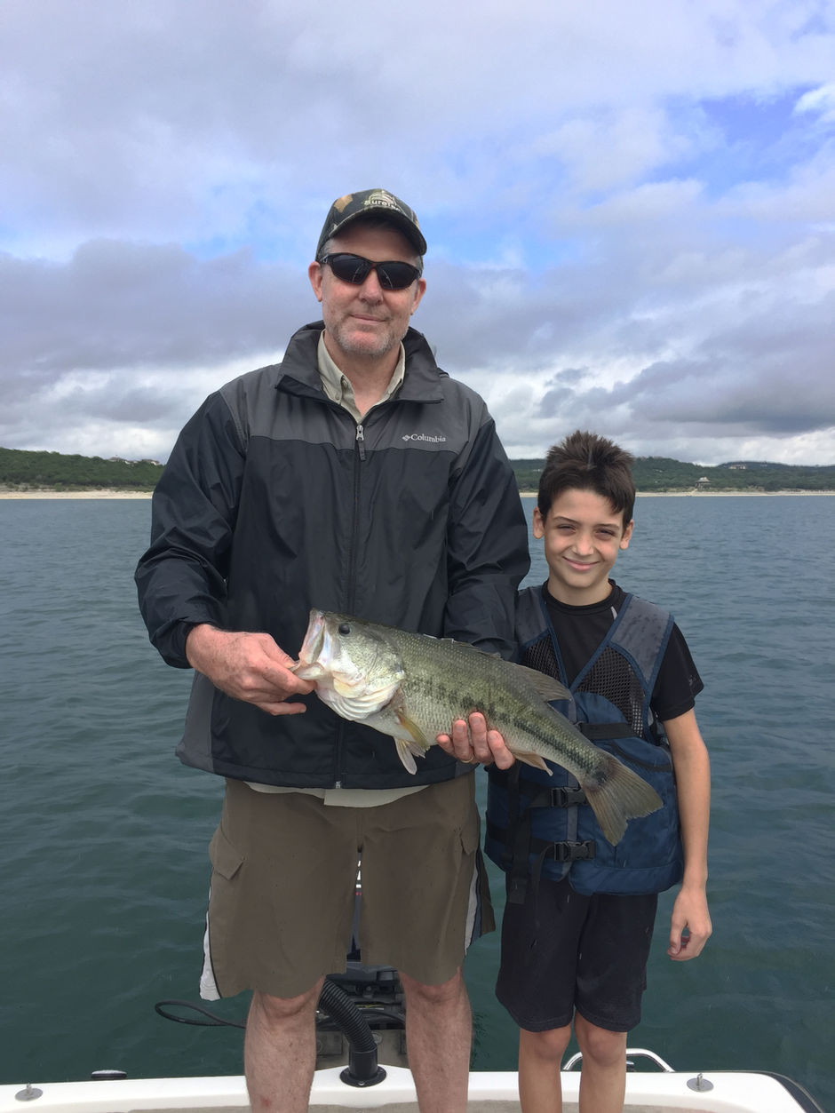 Father & Son Fishing Trip on Lake Travis