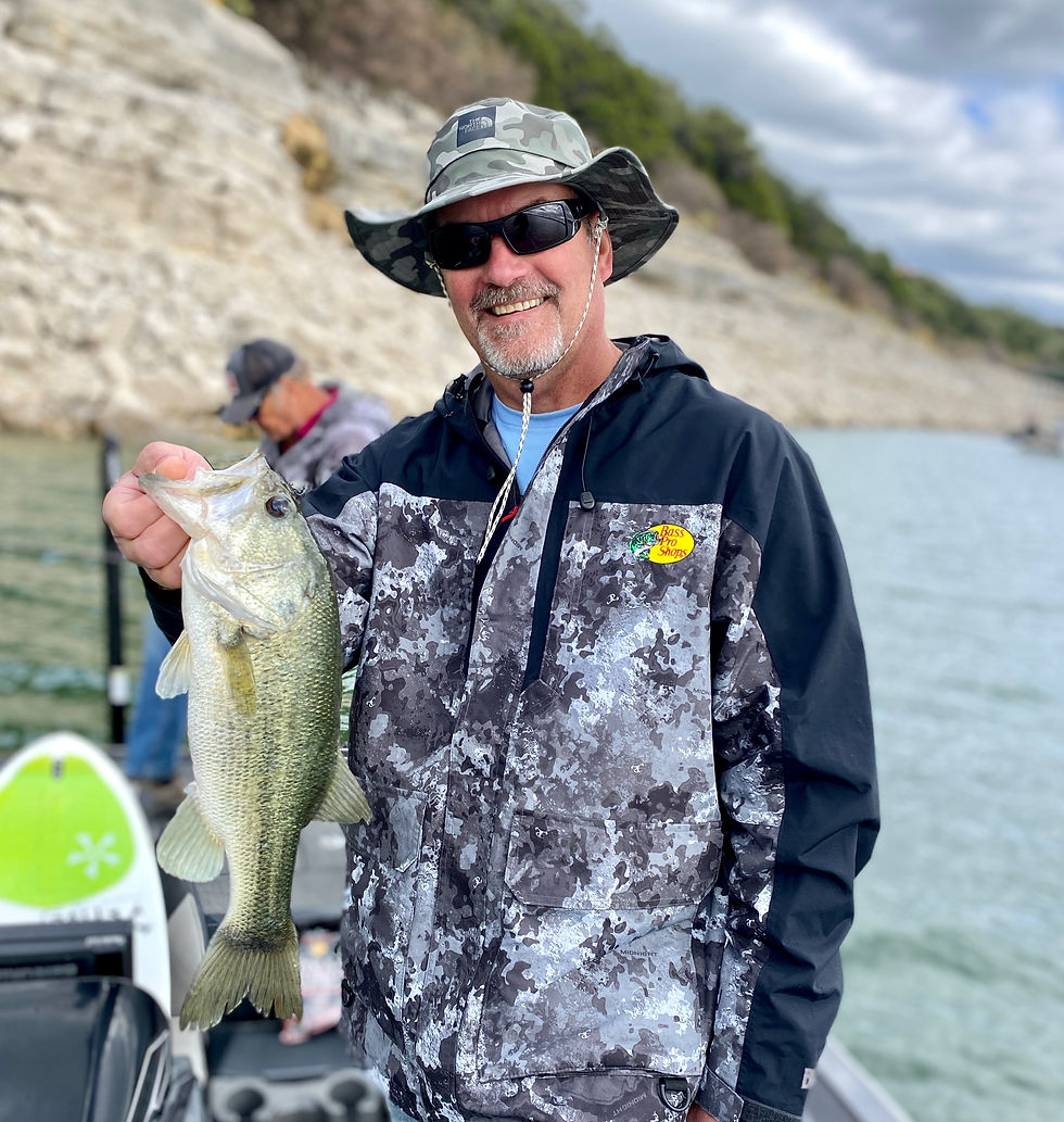 Bass fishing in Austin, TX