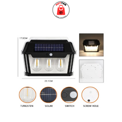 Solar interaction wall lamp HW 999-3W