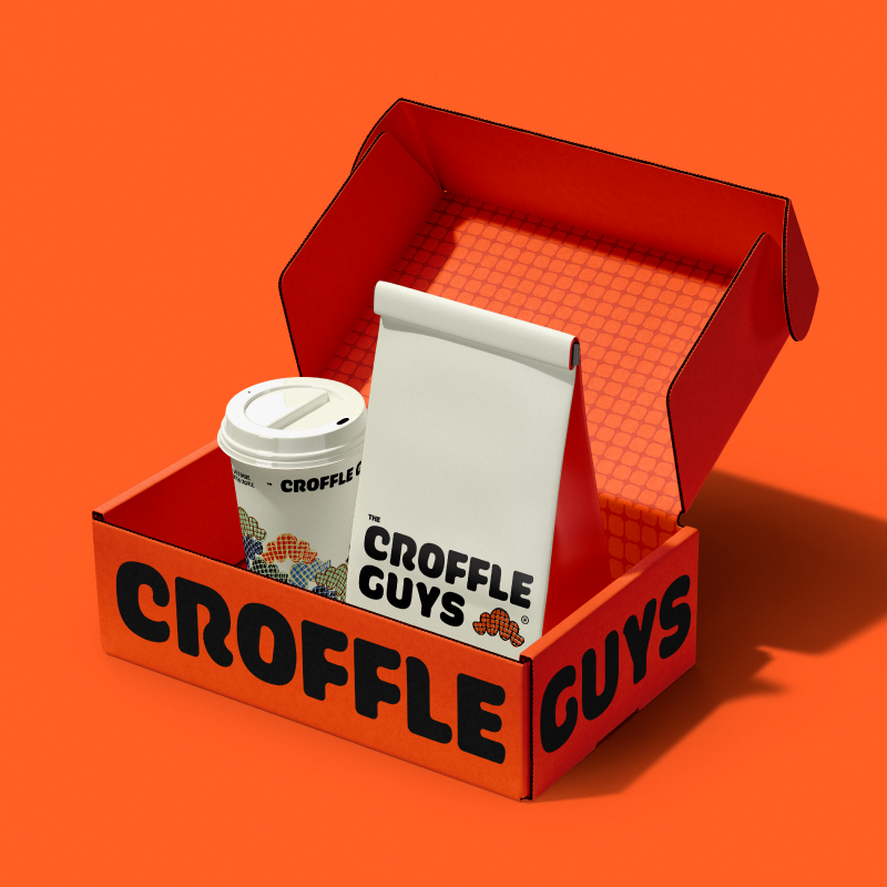 Viral food packaging design QSR branding system