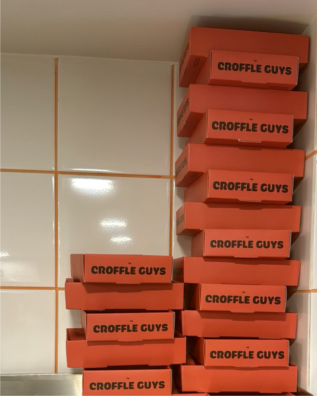 The Croffle Guys comprehensive brand identity packaging design