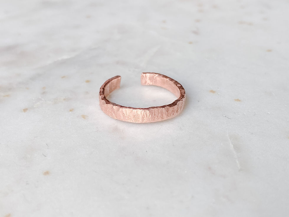 Hammered Copper Ring