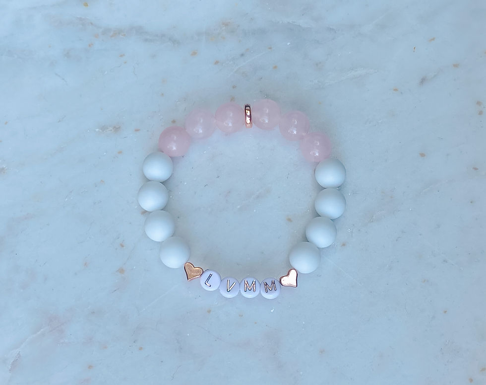 Thumbnail: Custom Name Beaded Bracelet