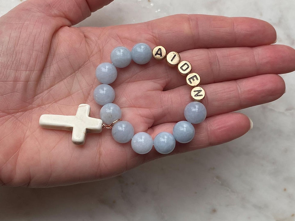 Thumbnail: Mini Rosary Favor | Baptism Favors for Girls | Personalized Mini Rosary | Baptis