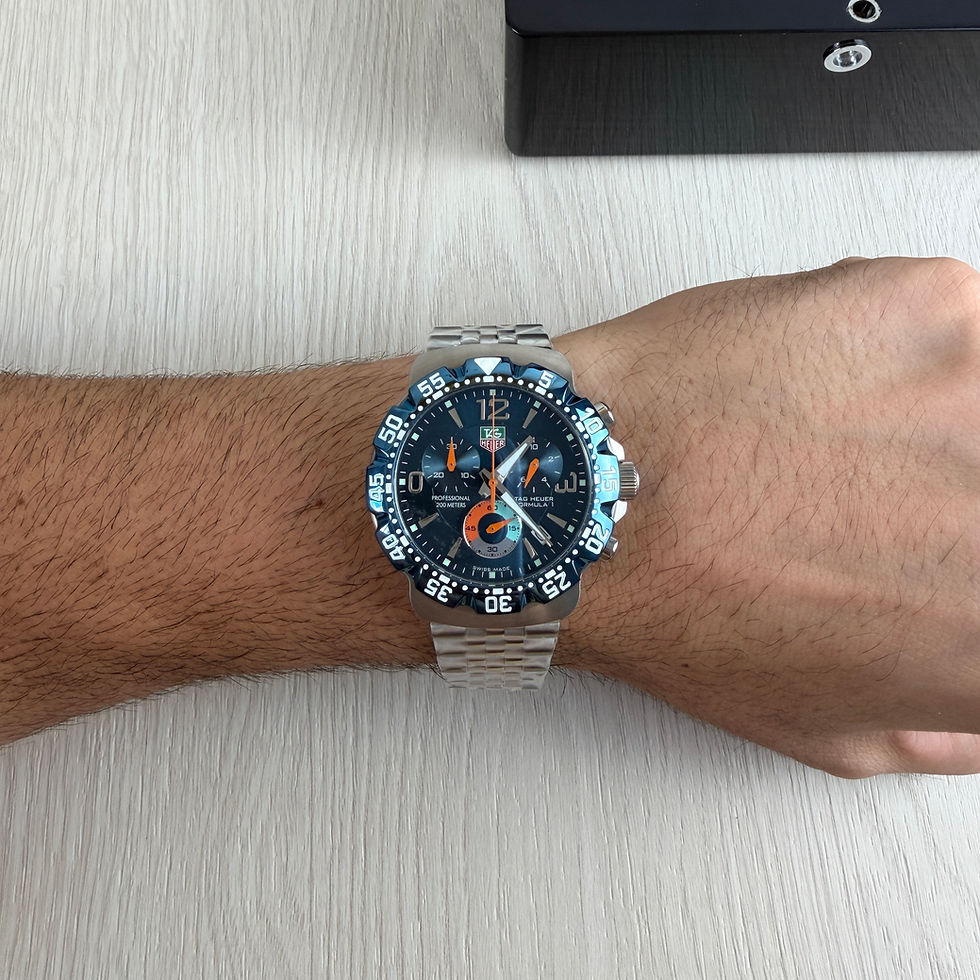 Miniatura: TAG HEUER F1 FORMULA 1 PRATA AZUL 44MM