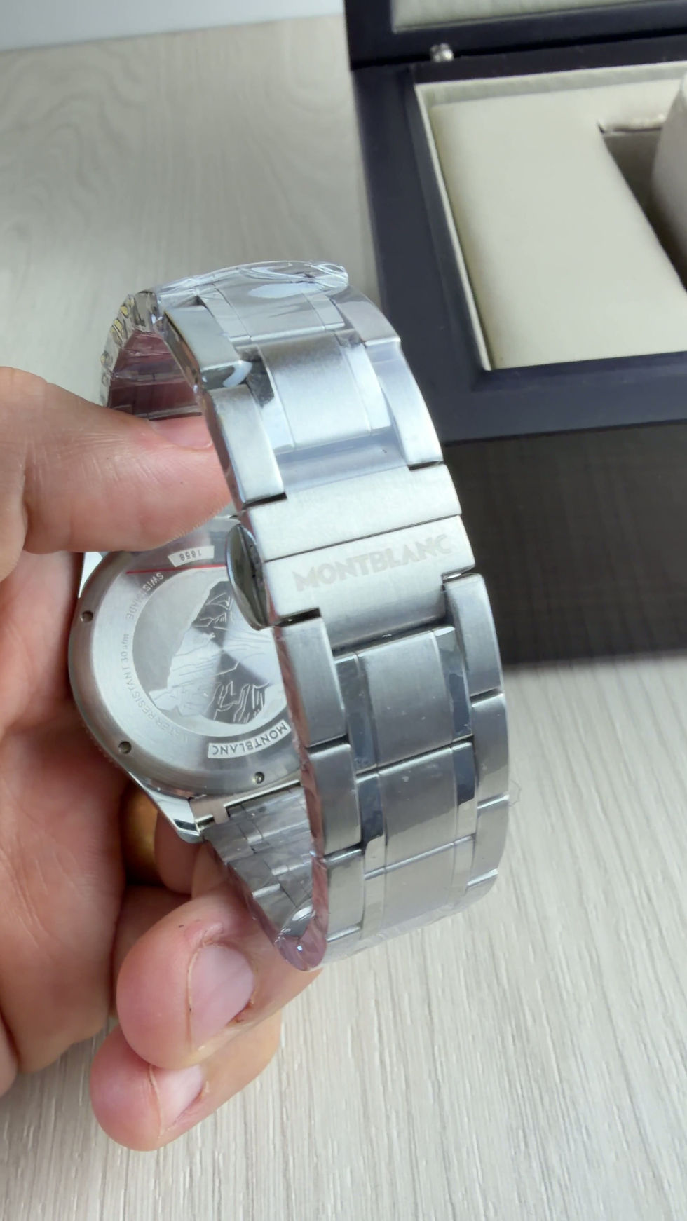 Miniatura: MONT BLANC AÇO PRATA BRANCO 43MM