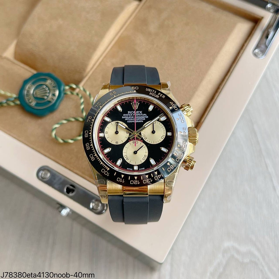 Miniatura: ROLEX DAYTONA 126518LN ETA 4130 GOLD OYSTER FLEX SUPER CLONE