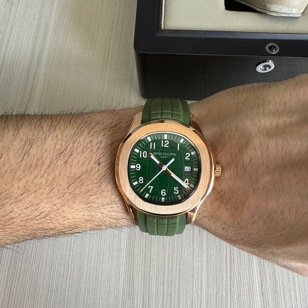 Miniatura: PATEK PHILIPPE AQUANAUT ROSE VERDE 40MM