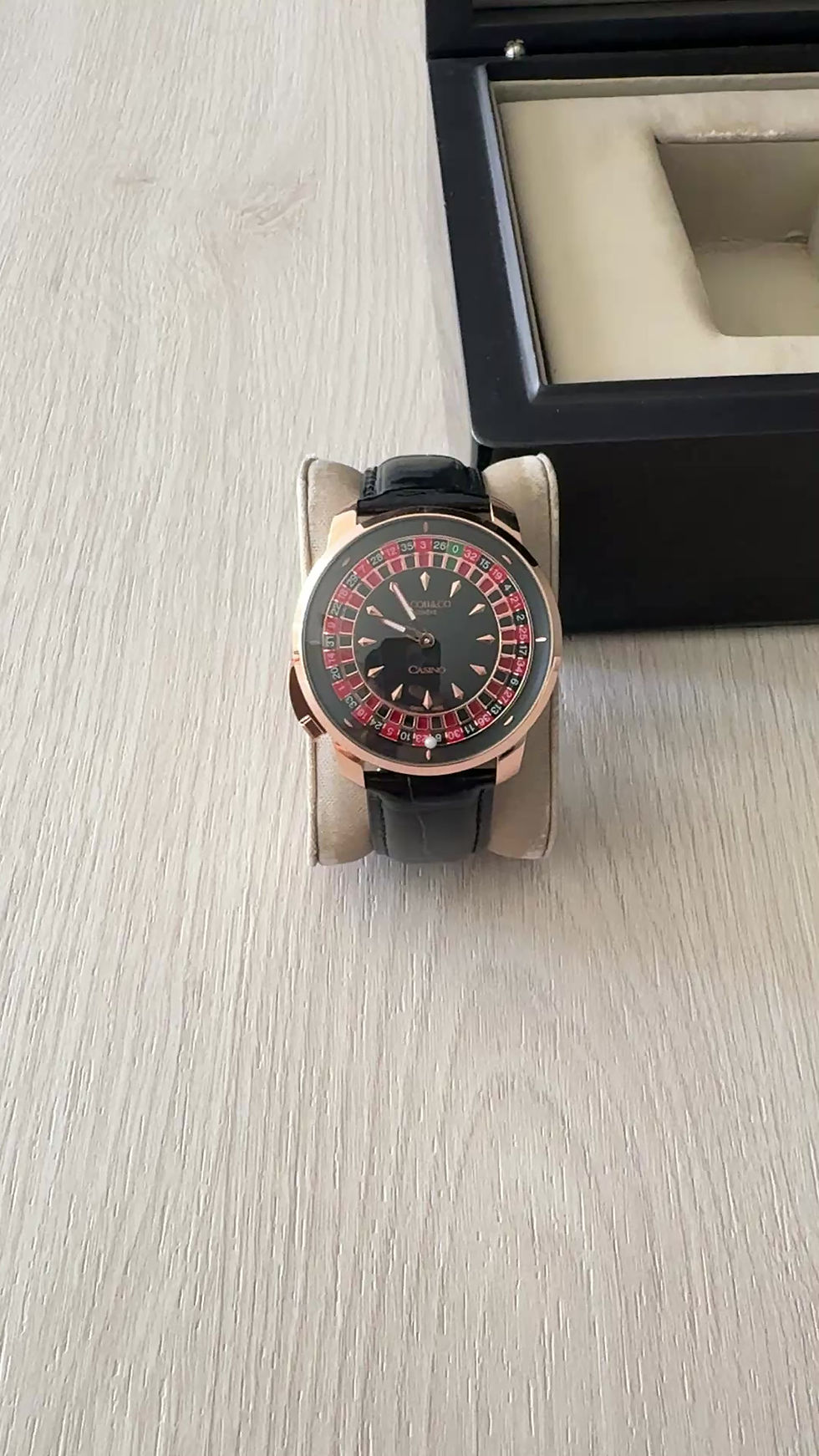 Miniatura: JACOB & CO CASSINO ROSE PRETO 44MM