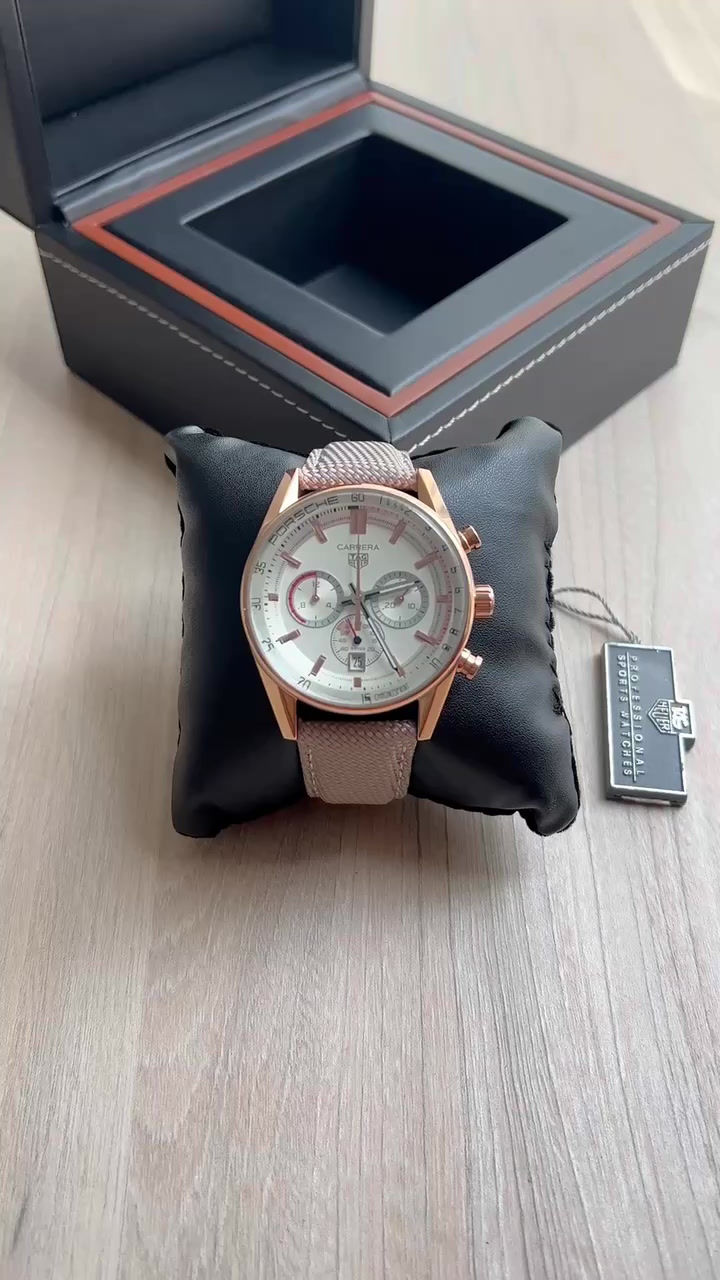 Miniatura: TAG HEUER CARRERA PORSCHE ROSE NYLON 41MM