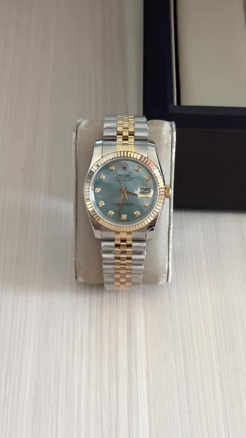 Miniatura: ROLEX DATEJUST MISTO DOURADO JUBILEU FEMININO 36MM
