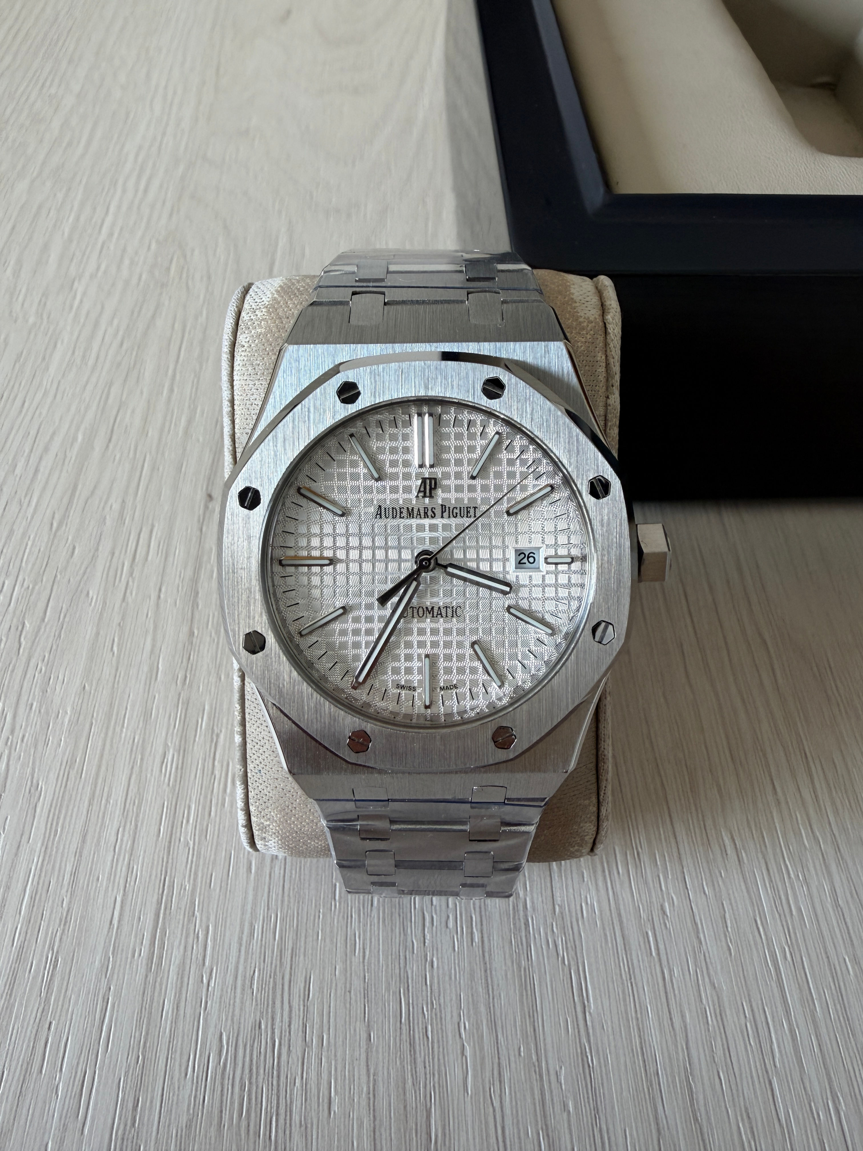 AUDEMARS PIGUET ROYAL OAK PRATA BRANCO 41MM