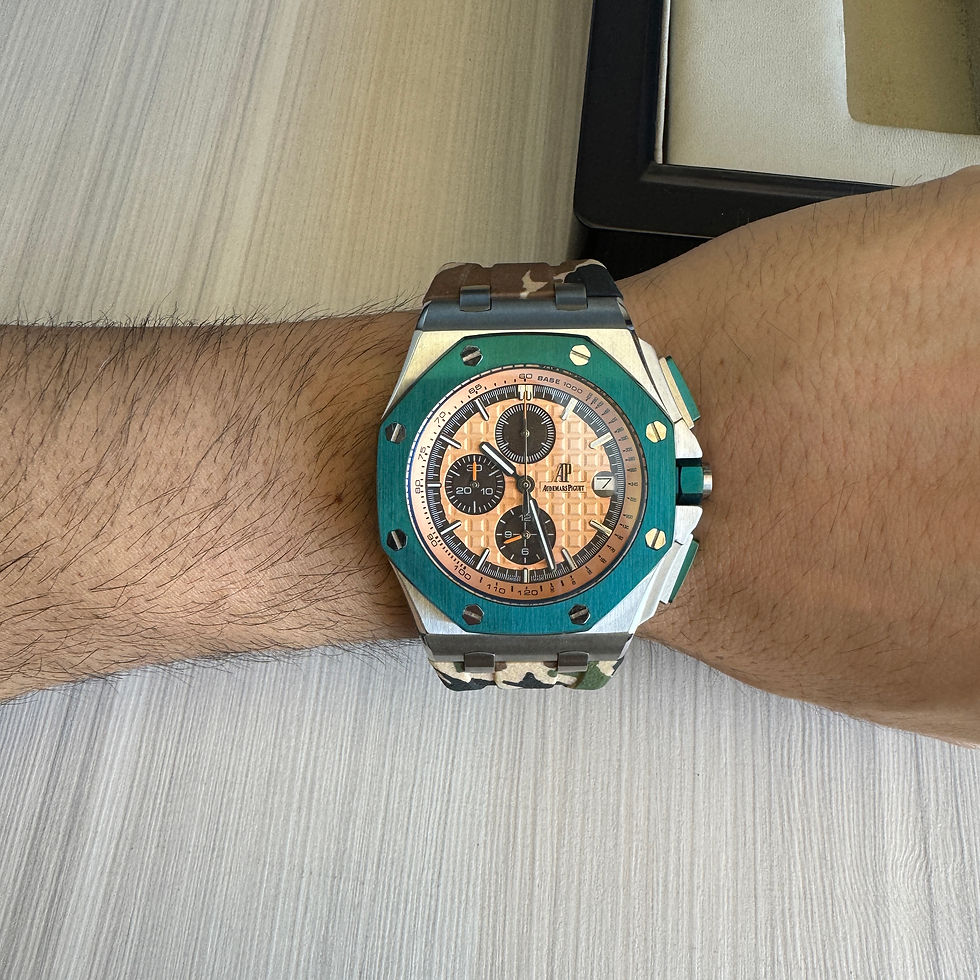 Miniatura: AUDEMARS PIGUET ROYAL OAK OFFSHORE  PRATA CAMUFLADO 43MM