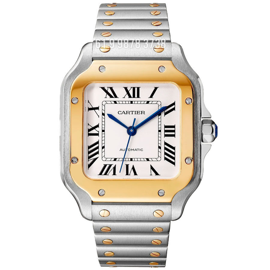 CARTIER SANTOS MISTO GOLD ETA J48220.V6