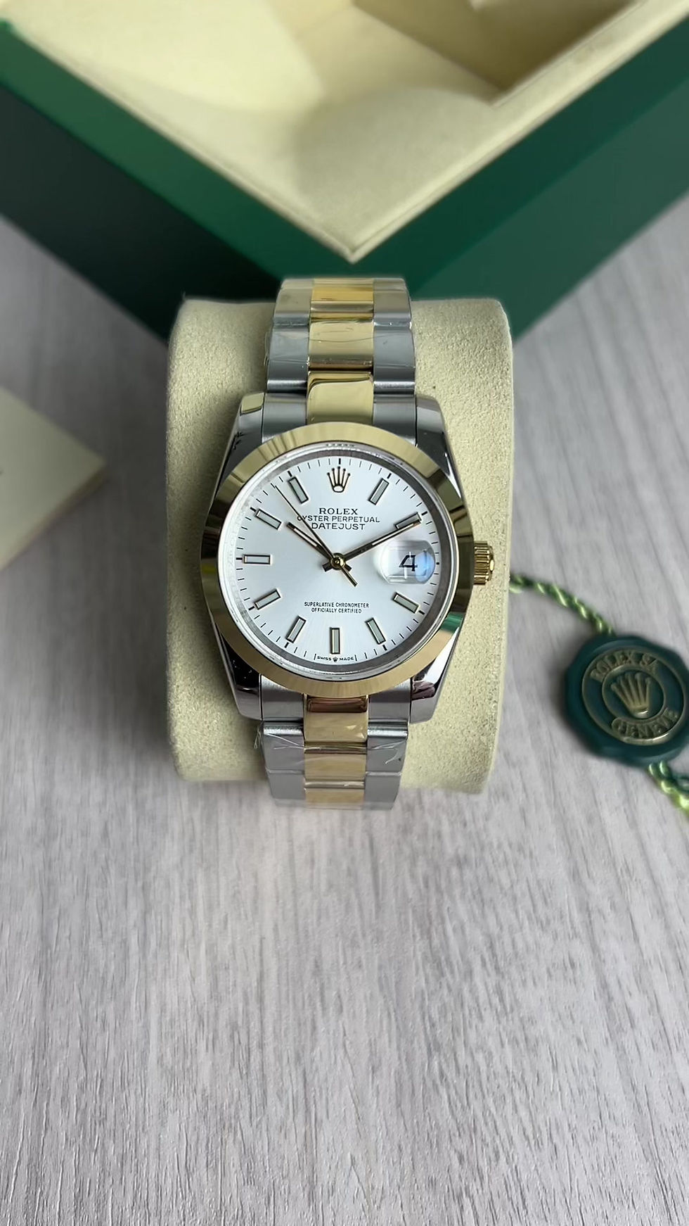 Miniatura: ROLEX DATEJUST MISTO DOURADO FEMININO 36MM