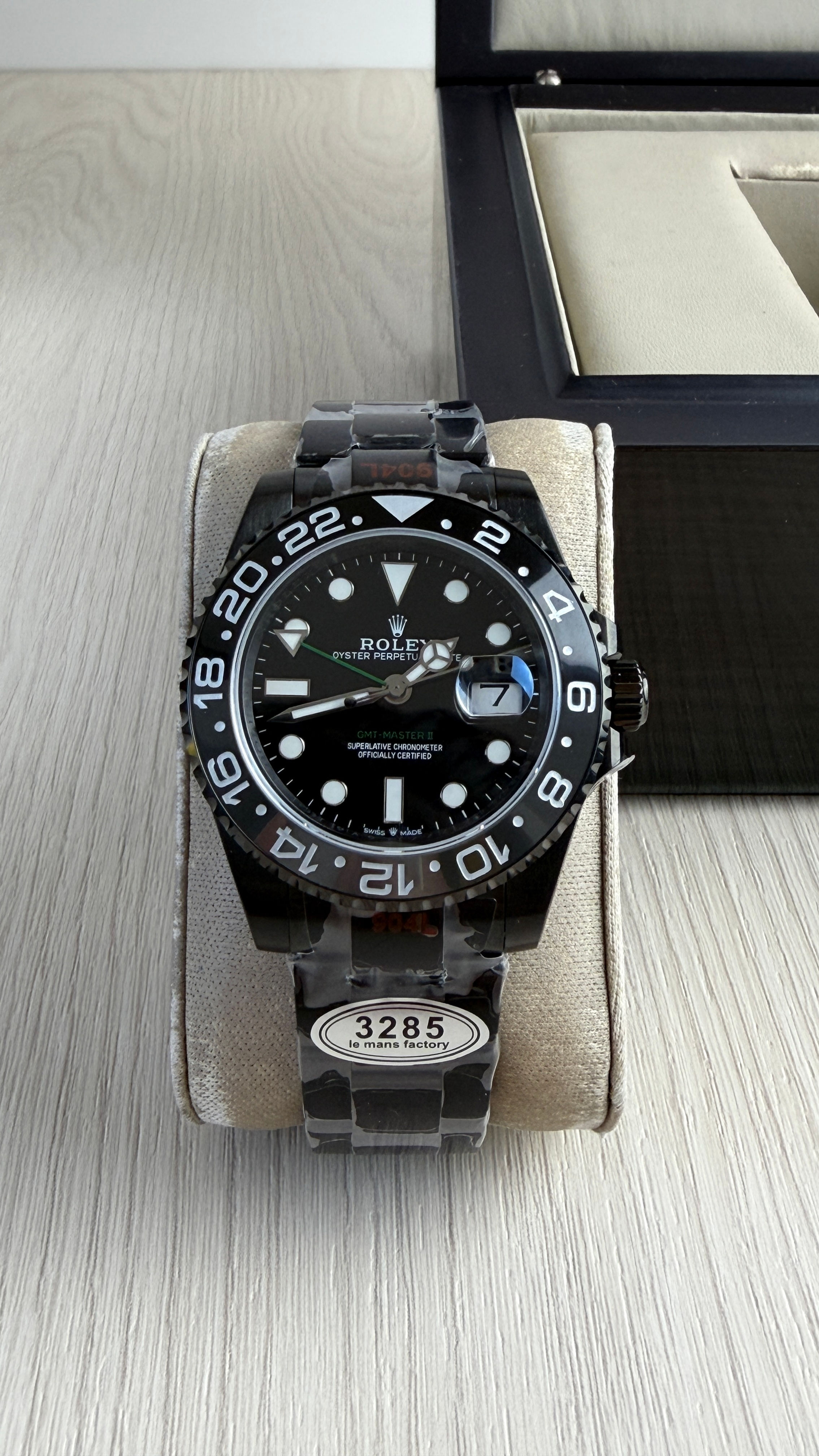 ROLEX GMT MASTER II PRETO 40MM