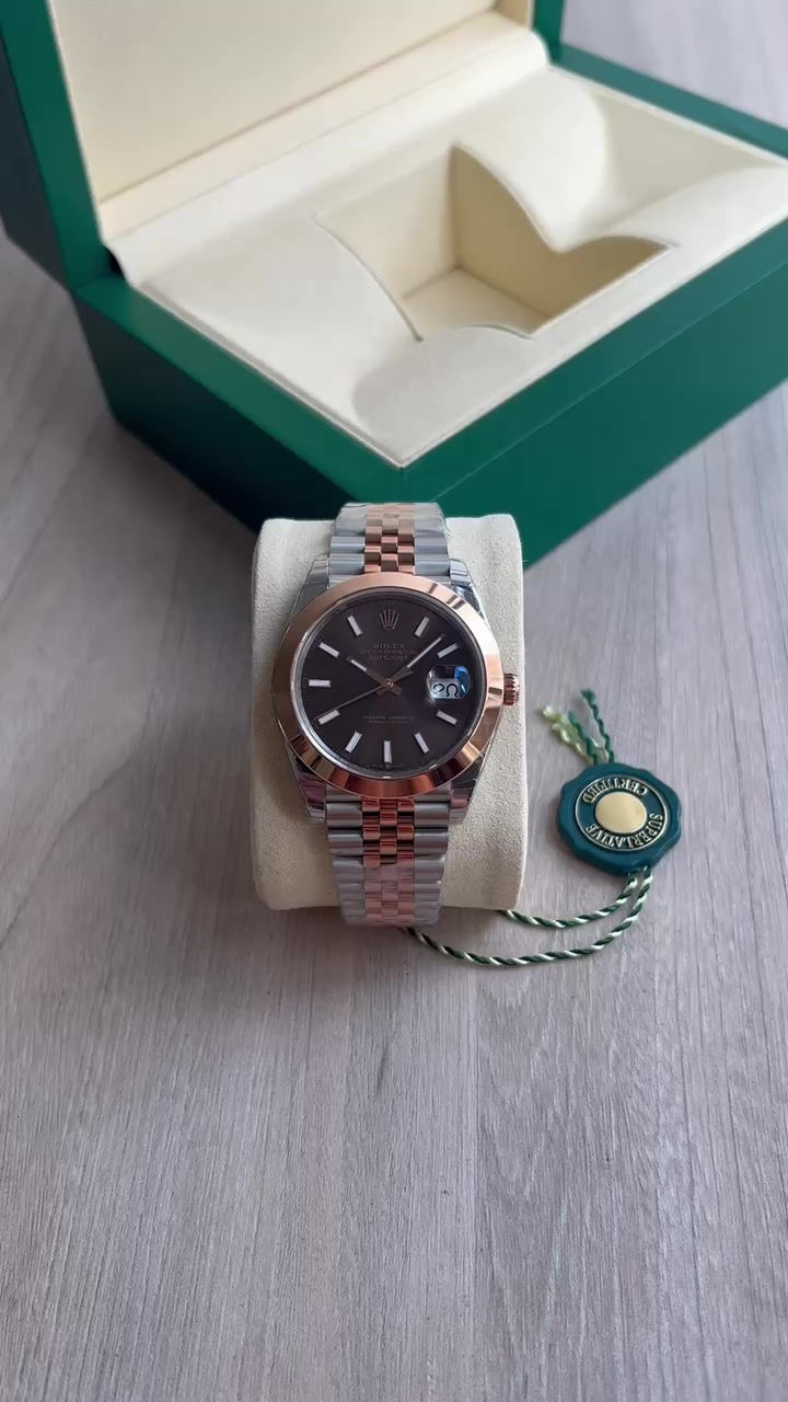 Miniatura: video relogio rolex super clone prata e rose