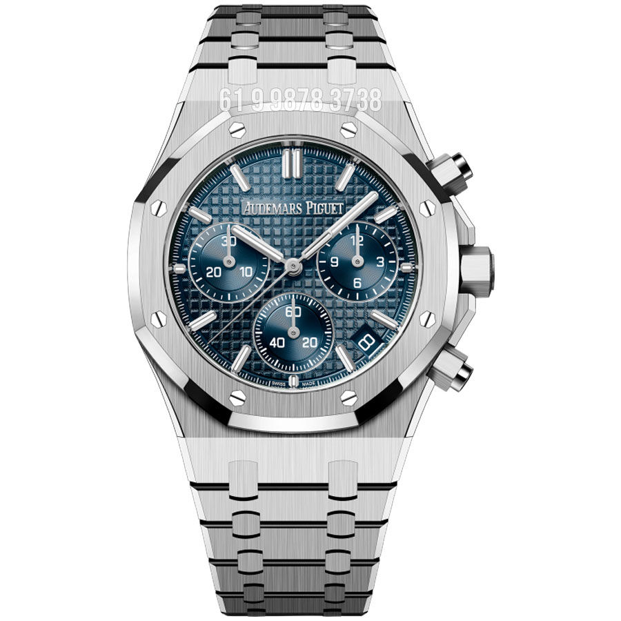 AUDEMARS PIGUET ROYAL OAK 41MM PRATA AZUL