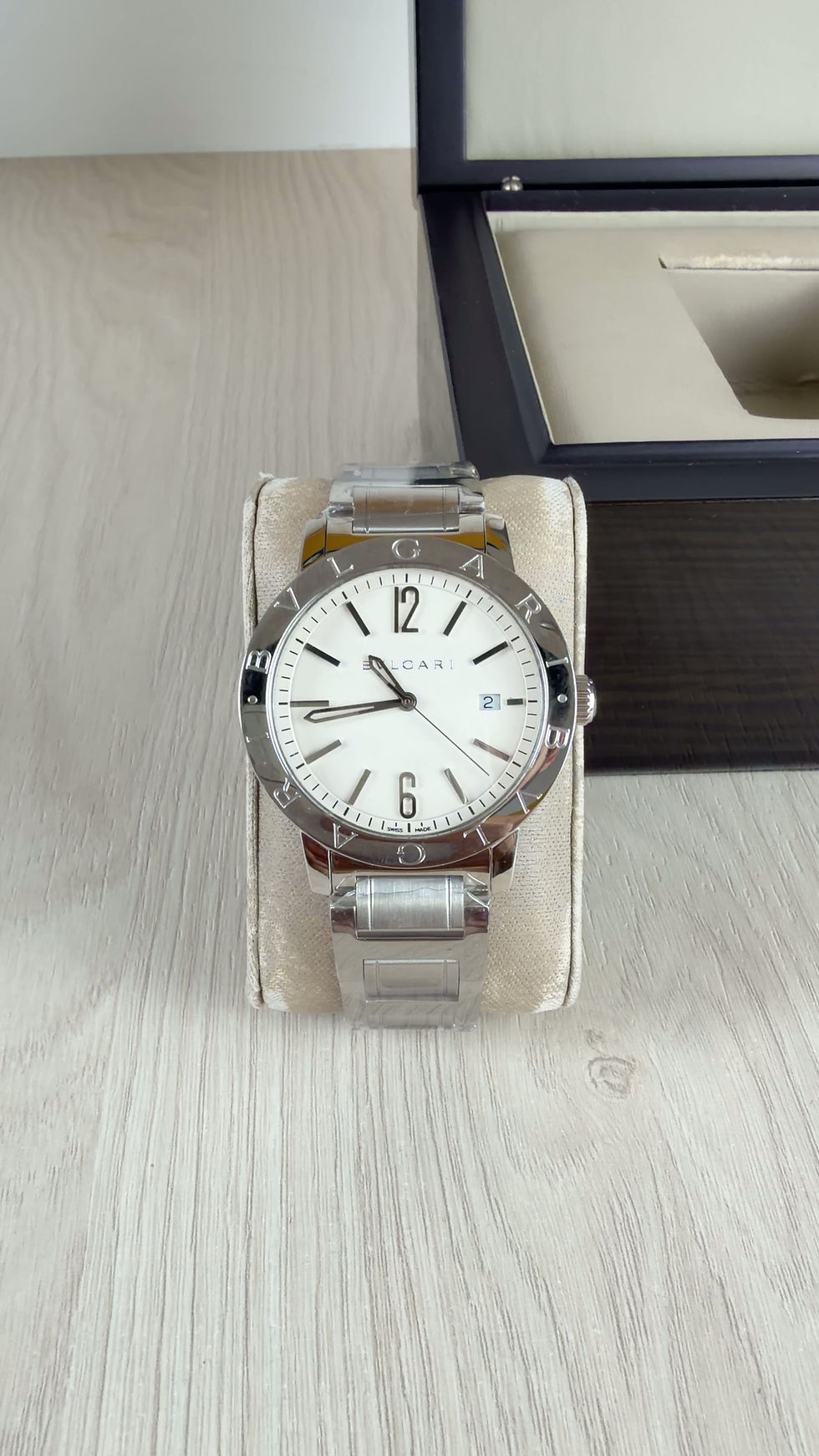 Miniatura: BVLGARI ROMA PRATA BRANCO AUTOMATICO 40MM