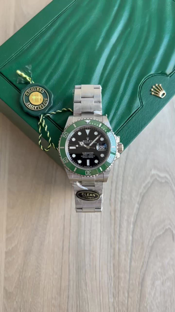 Miniatura: ROLEX SUBMARINER VERDE PRETO 41MM SUPER CLONE