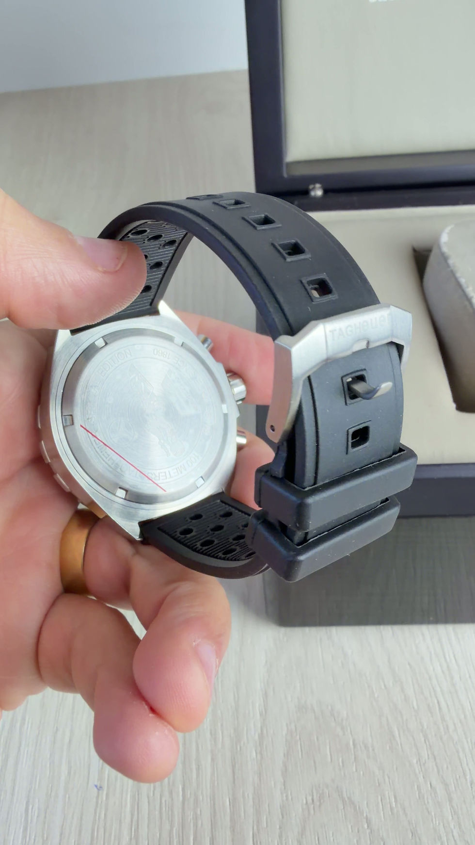 Miniatura: TAG HEUER CARRERA AMG PRATA CINZA 43MM