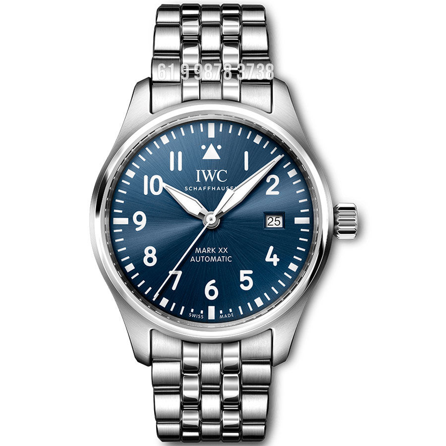 IWC MARK XVIII PRATA AZUL 41MM