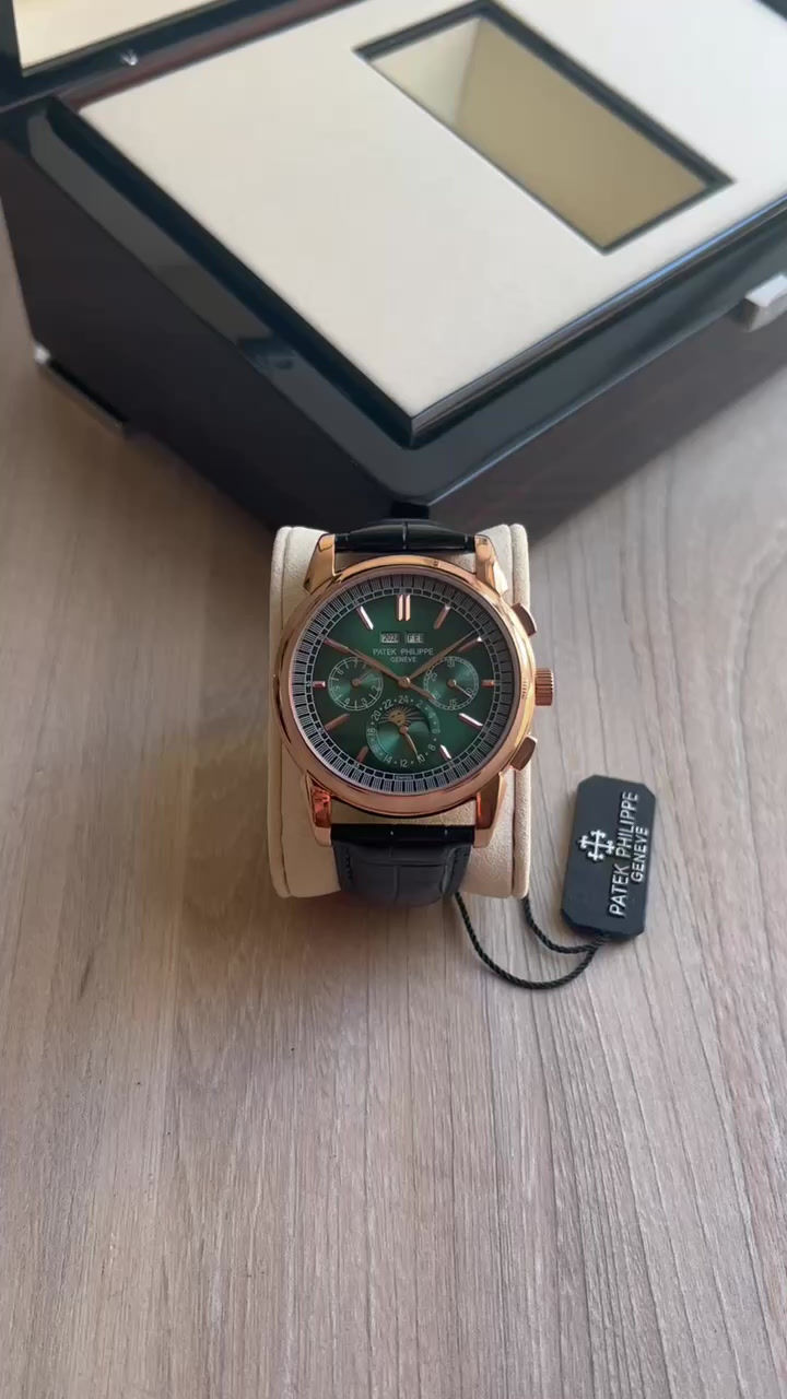 Miniatura: PATEK PHILIPPE ROSE VERDE AUTOMATICO 43MM
