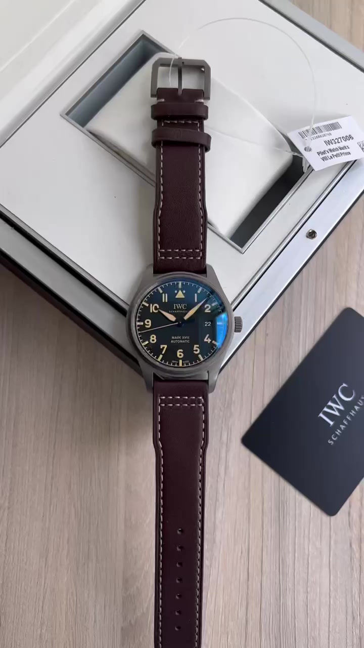 Miniatura: IWC MARK XVIII CINZA PRETO 41MM SUPER CLONE