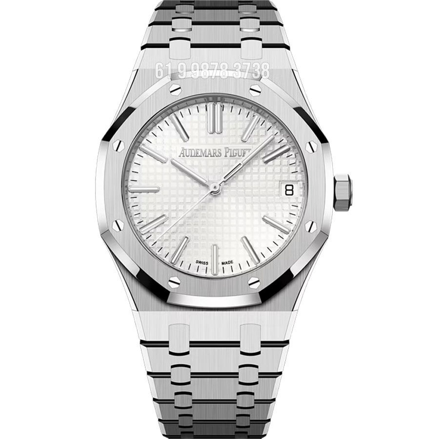 AUDEMARS PIGUET ROYAL OAK 41MM BRANCO 15400
