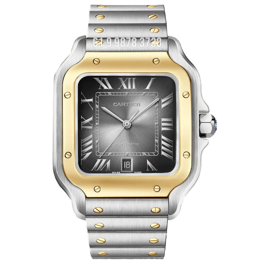 CARTIER SANTOS MISTO GOLD ETA J48220.V6