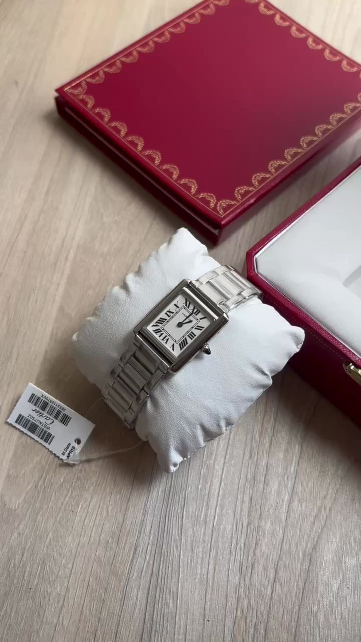 Miniatura: CARTIER TANK SOLO PRATA 21MM FEMININO