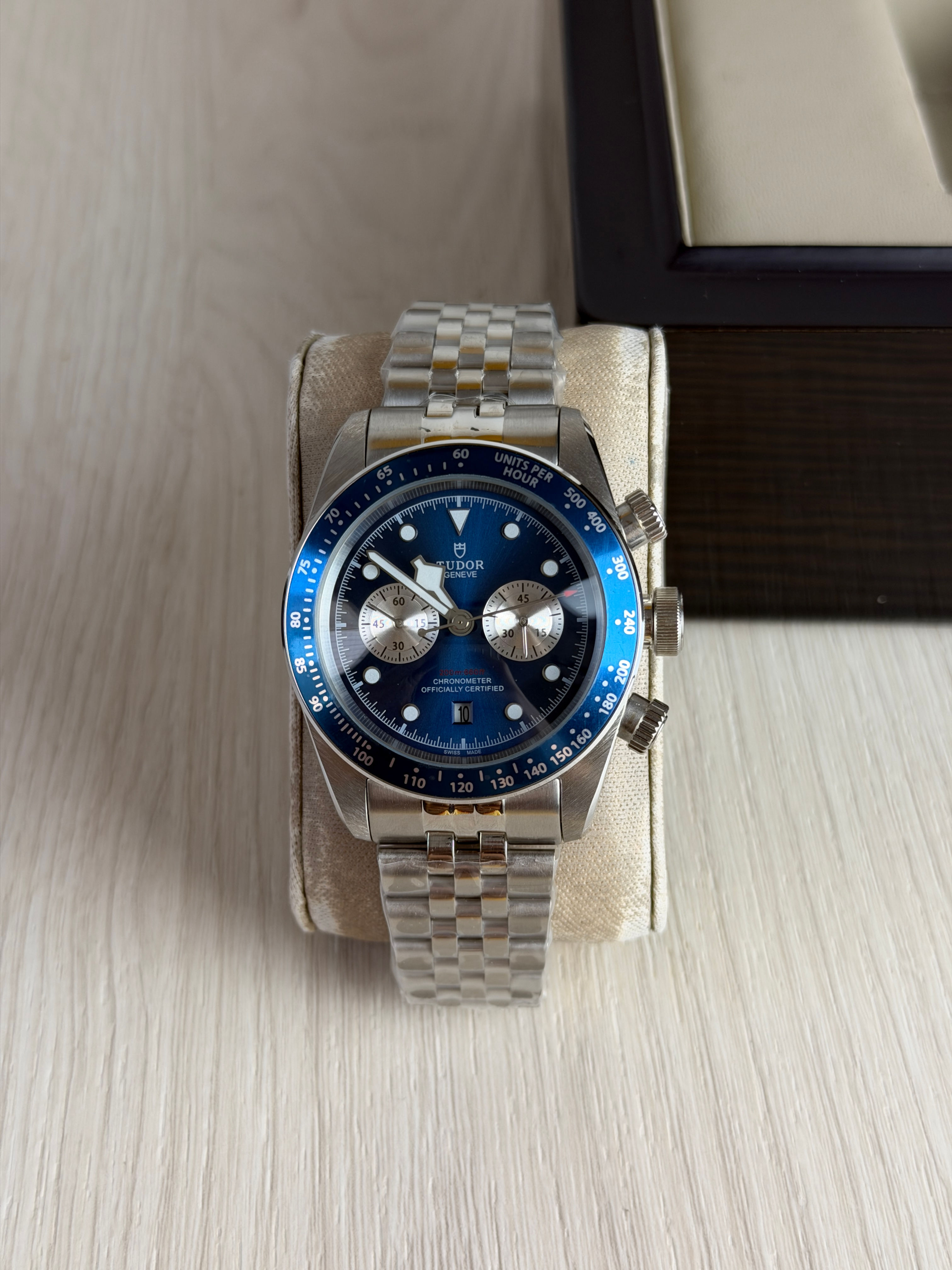 TUDOR BLACK BAY PRATA AZUL 41M