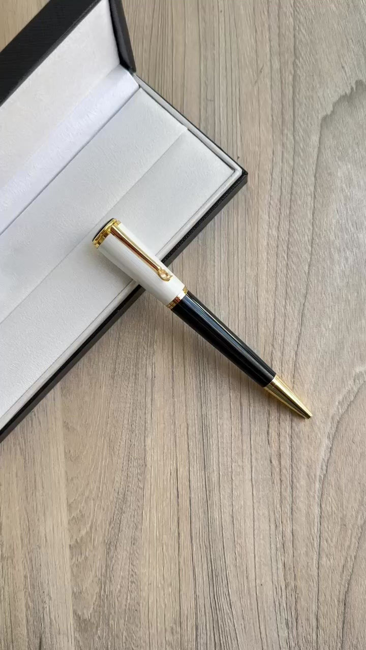 Miniatura: CANETA MONT BLANC PRETA BRANCA