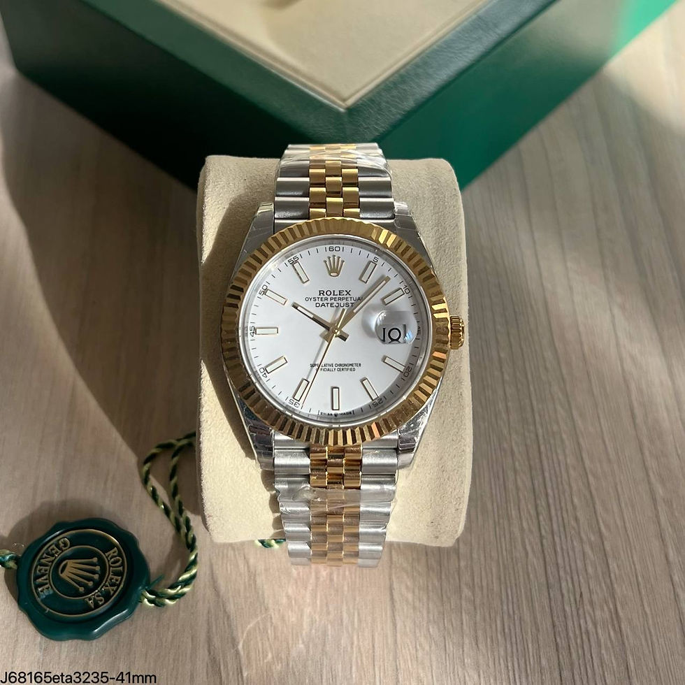 Miniatura: ROLEX DATEJUST 41MM PRATA DOURADO 126231 SUPER CLONE