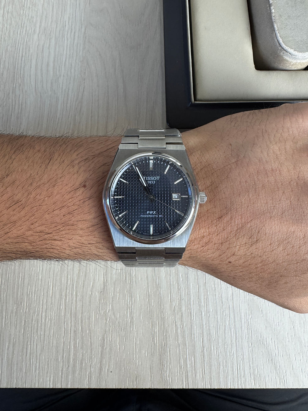 Miniatura: TISSOT PRX PRATA AZUL 40MM