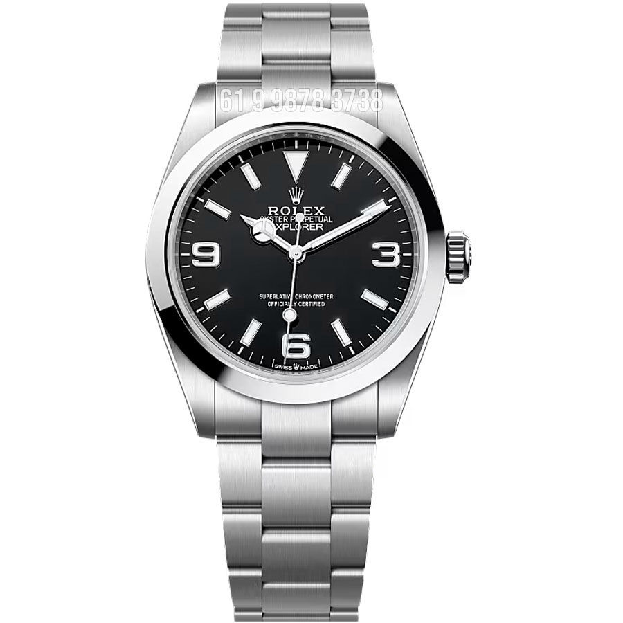 ROLEX EXPLORER I PRETO 39MM 124270