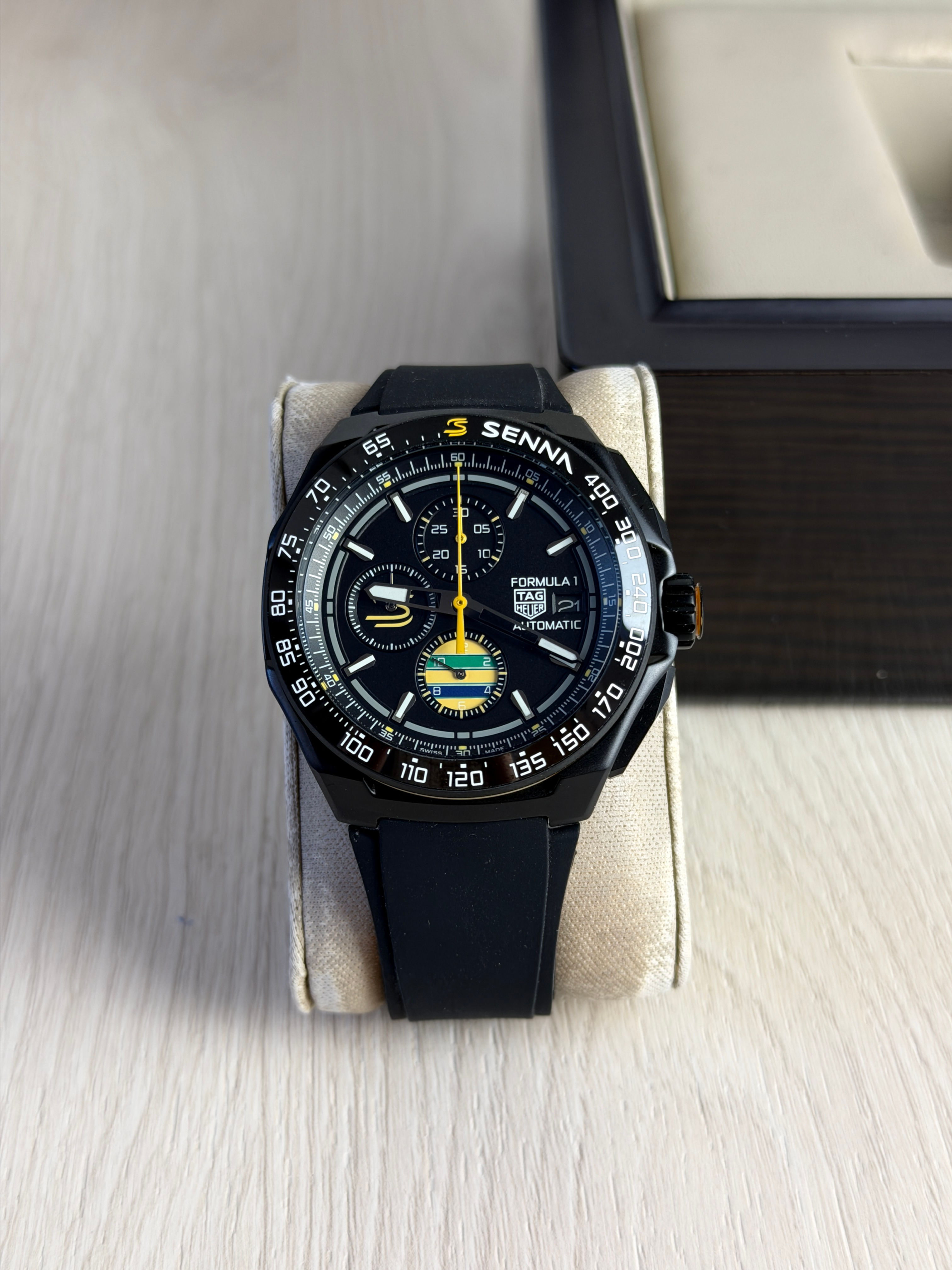 TAG HEUER SENNA PRETO 43MM