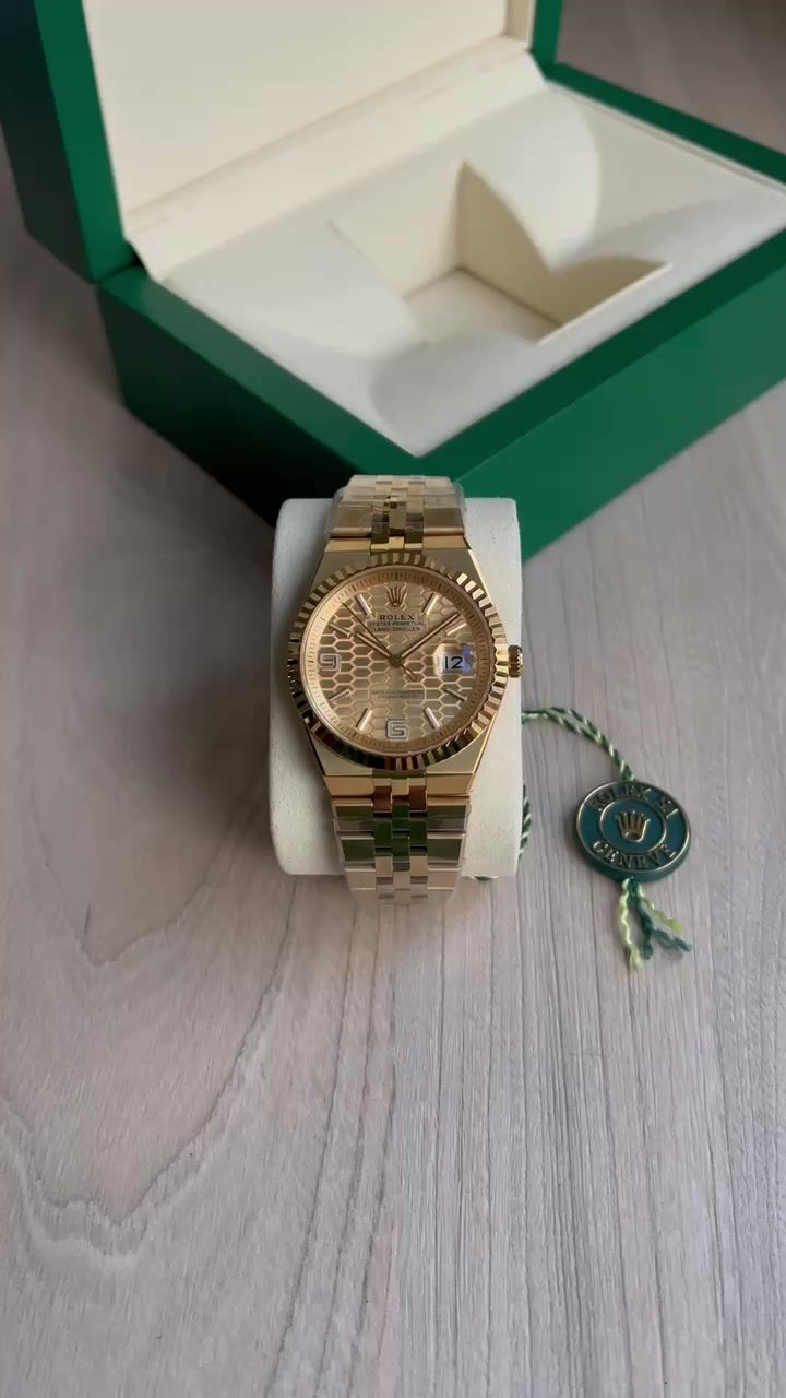Miniatura: ROLEX LAND-DWLLER DOURADO 40MM SUPER CLONE