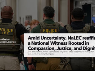 Amid Uncertainty, NaLEC reaffirms a National Witness Rooted in Compassion, Justice, and Dignity