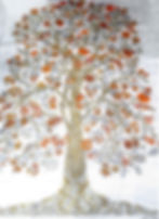 Tree of life - khadi jamdani wall art