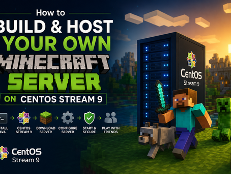 How to Build and Host Your Own Minecraft Server on CentOS Stream 9